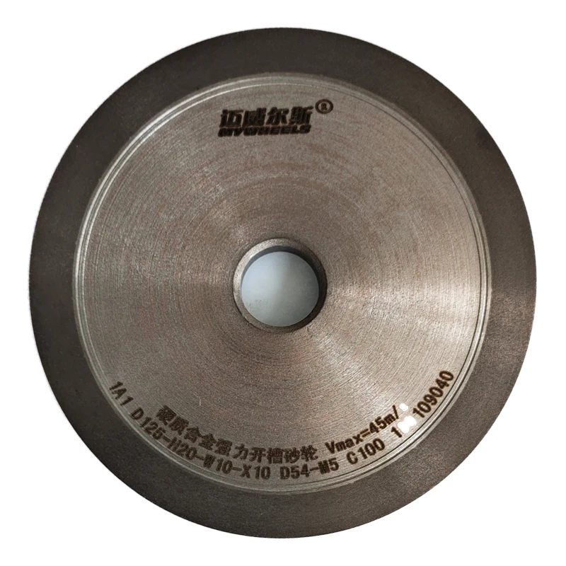 1A1 125X20X10X10 Abrasive Tools Diamond Grinding Wheel for Five Axis Grinder To Sharpening Milling Cutter