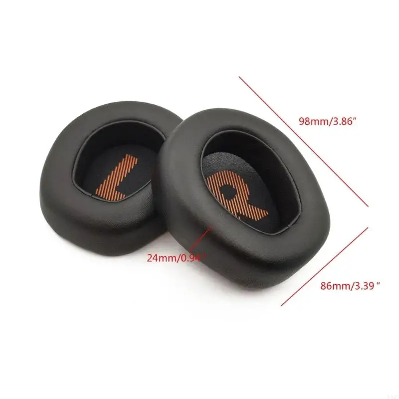 y4qf 교체 Eorpads Quantum200 Q200 Q300 Gamming Headphone 소프트 단백질 리더 이어 패드 귀마개