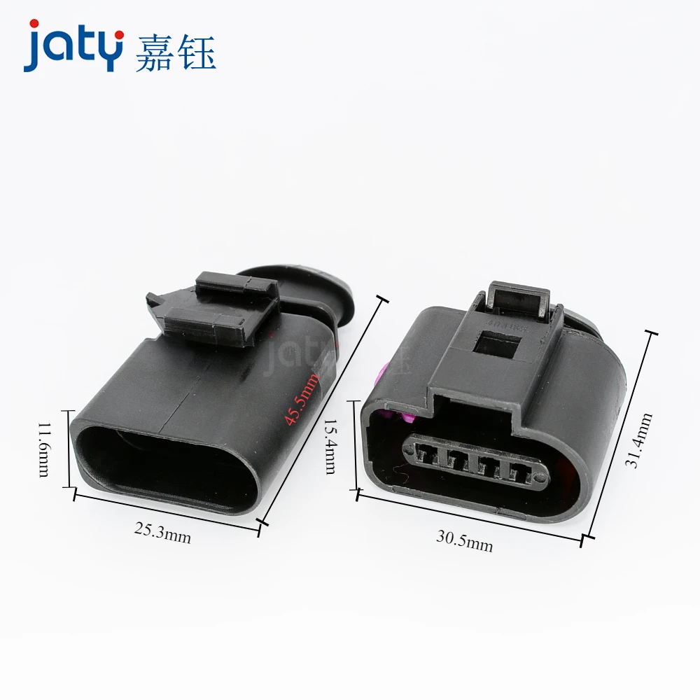 4-Pin 1pcs DJ7042A-1.5-11/21 1J0973704 1J0973804 Jiayu  Automotive Waterproof Connector  plug for Volkswagen wiring harness