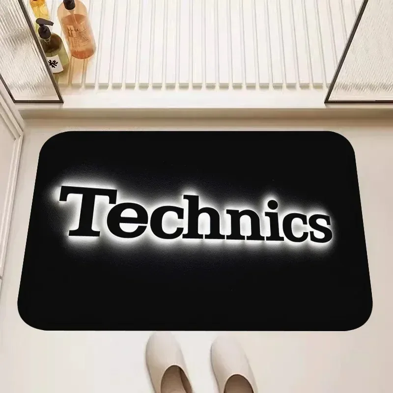 Modern Technics Record Player Theme Carpet for Living Room Decor Bedroom Kitchen Entrance Door Mat Bedside Area Soft Foot Mat