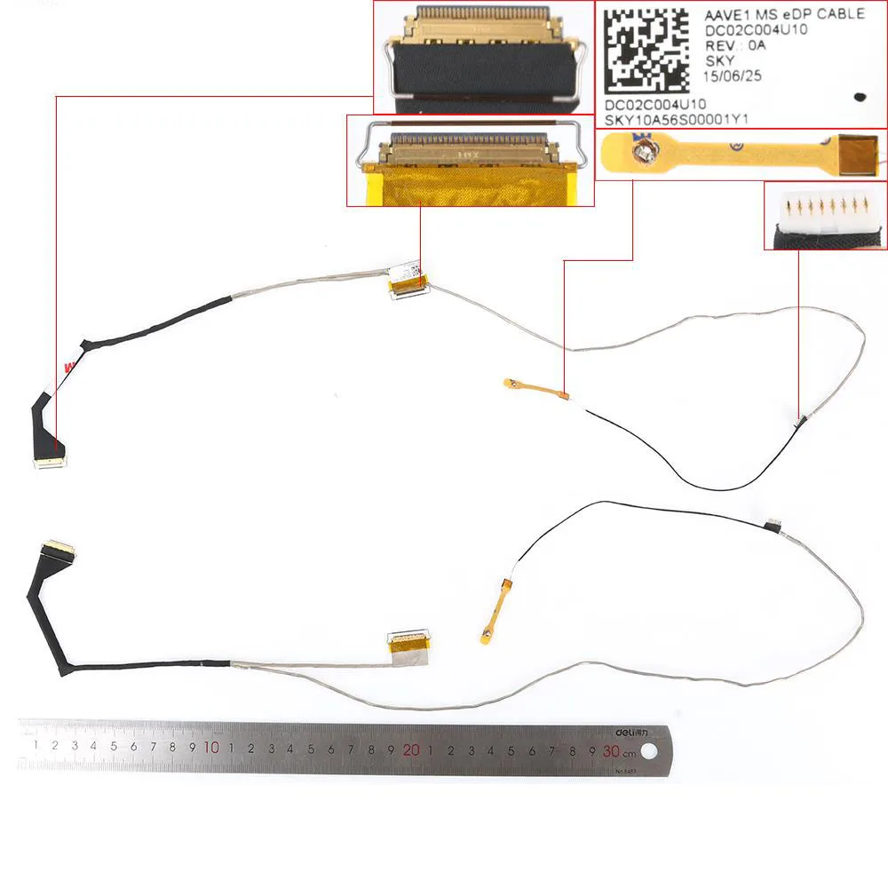 New Laptop LCD Cable For Lenovo ThinkPad E450 E450C E455 E460 E465 Aave1 DC02C004U10