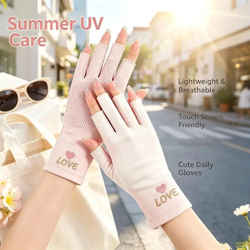 1 Paar Anti-UV-Nagelhandschuhe, UV-Schutz-Gelhandschuhe, fingerlose Nagelwerkzeuge, lichtschützende Handschuhe, LED-Nagellampentrockner, Strahlenschutz – Detail 3