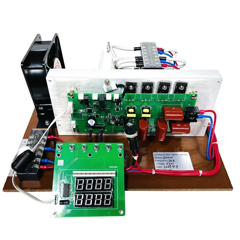 1200 واط الرقمية مولد بالموجات فوق الصوتية لوحة تحكم الطاقة لقطع غيار الأجهزة آلة تنظيف الصدأ النفط السيارات