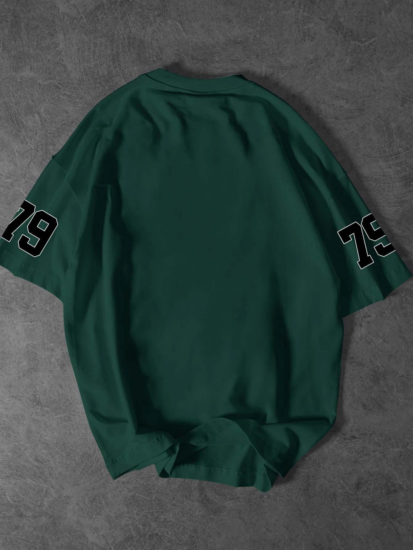 Herren-T-Shirt „Los Angeles USA Number 79“ mit amerikanischem Flaggen-Print, übergroßes Kurzarm-T-Shirt, S-XXL – Detail 9