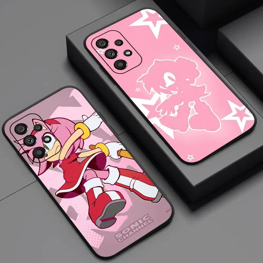 Cartoon S-Sonics Phone Case For Samsung A 52 53 21 32 13 12 71 31 51 40 72 73 70 22 42 50 30 20 21 shell