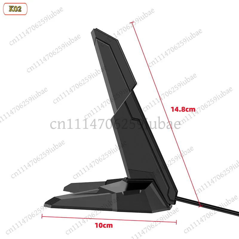 External WiFi 6E Tri-Band 2.4/5/6GHz Magnetic Antenna for Desktop Motherboard PCI-E Adapter Card High Gain Signal Booster