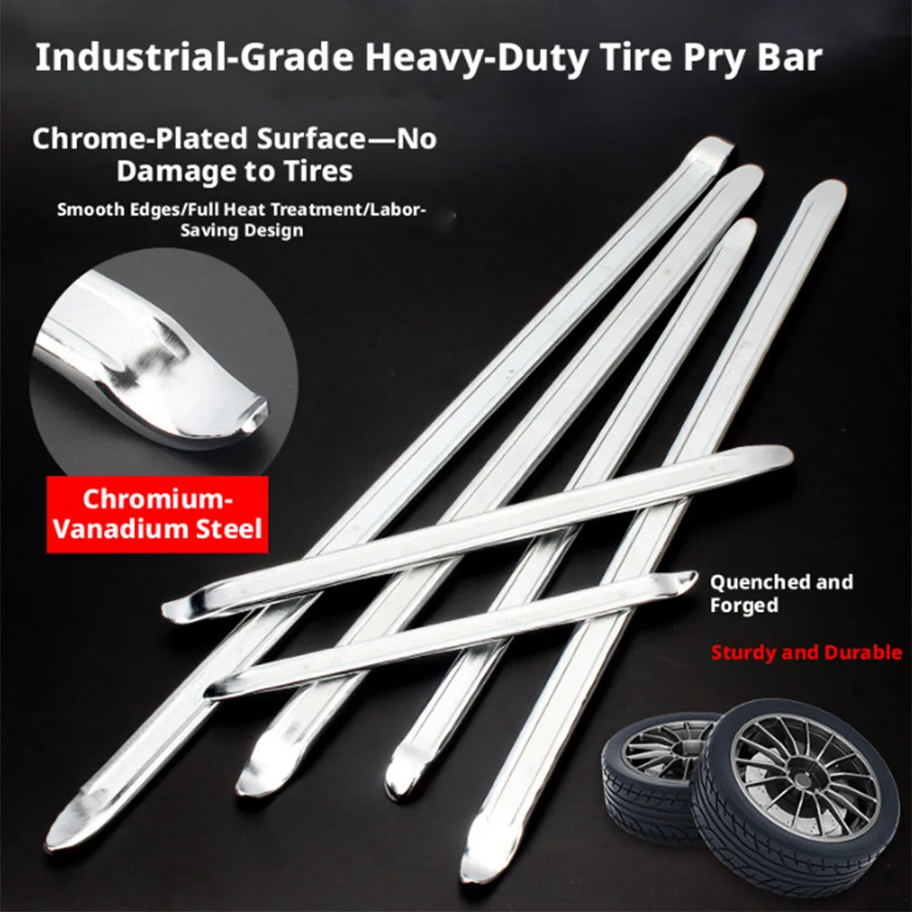 10-32 Inch Car Tire Removal Tool, Steel Tire Spoon, Rim Opener Rod, Tire Mounting & Dismounting Lever, Auto Repair Tools, Access