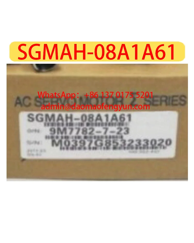 

SGMAH-08A1A61 Brand New Servo Motor SGMAH 08A1A61，Fast shipping