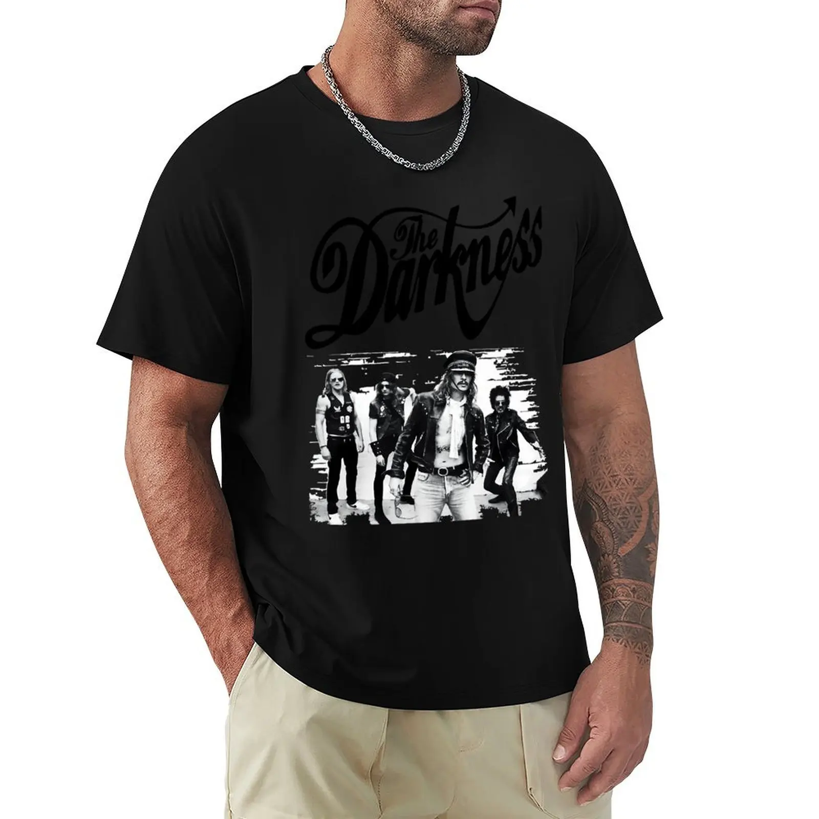 

The Darkness Band T-Shirt korean fashion animal prinfor boys Clothing anime t shirts sweat shirts, men