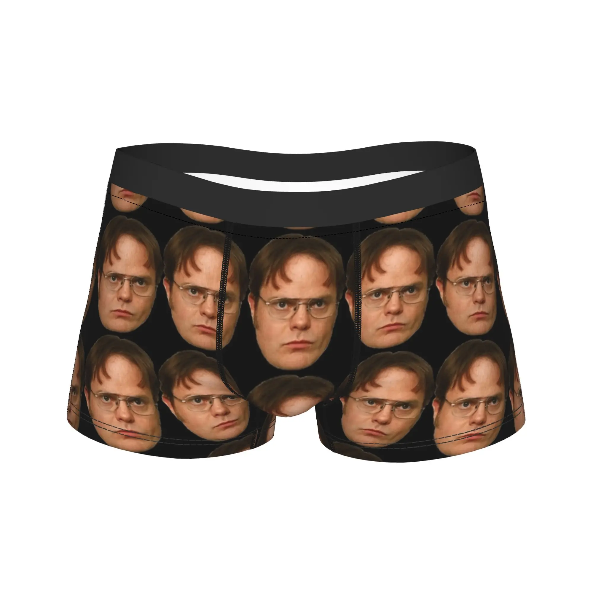 

Армейское нижнее белье Dwight Schrute, сексуальные мягкие трусики, таможенные шорты, трусы для мужчин, 3D чехол, большие размеры, багажник