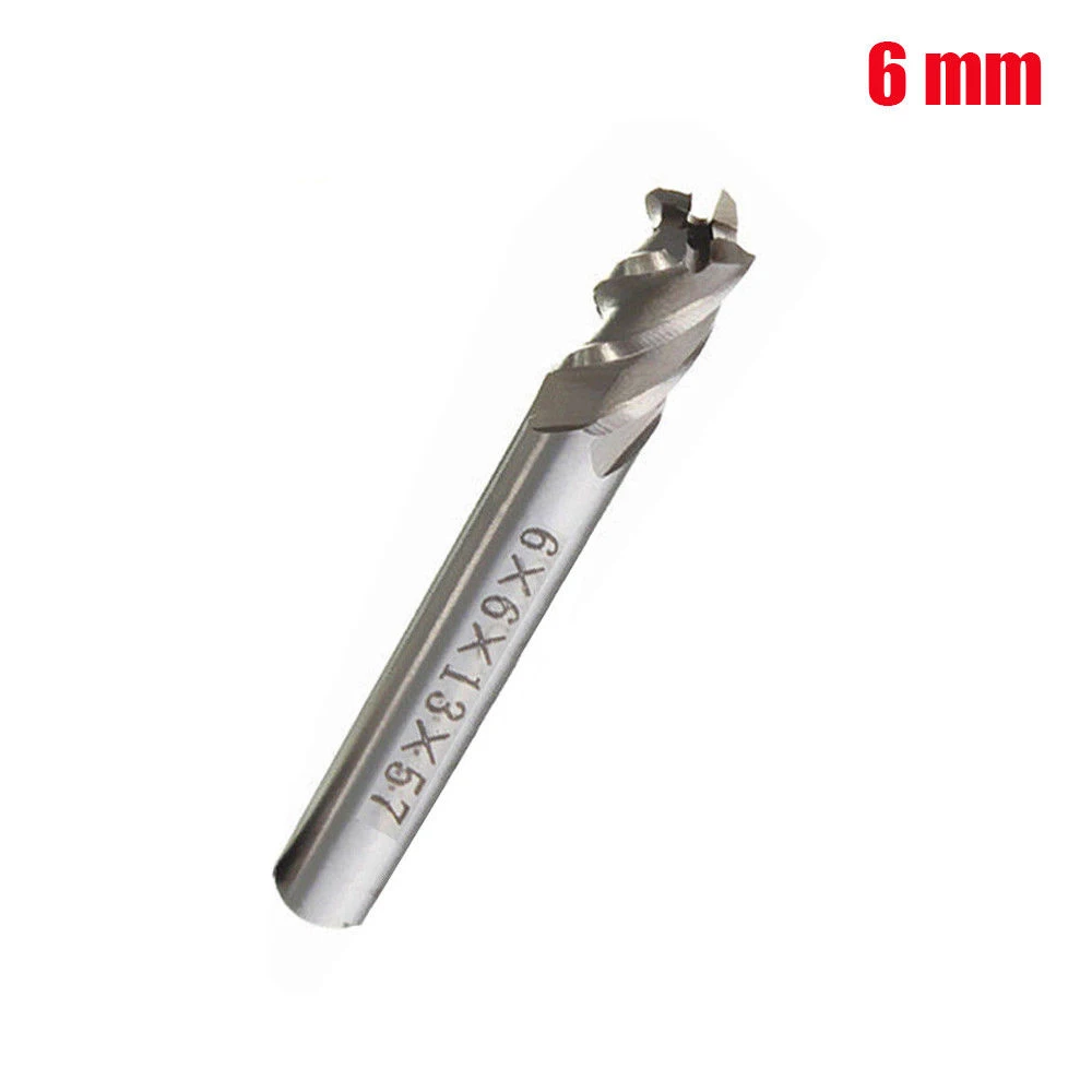 

-WSFS 5Pcs/Set Straight Shank End Mill Cutter 4 Flute Hss Drill Bit 4/6/8/10/12Mm For Cnc Milling Tool