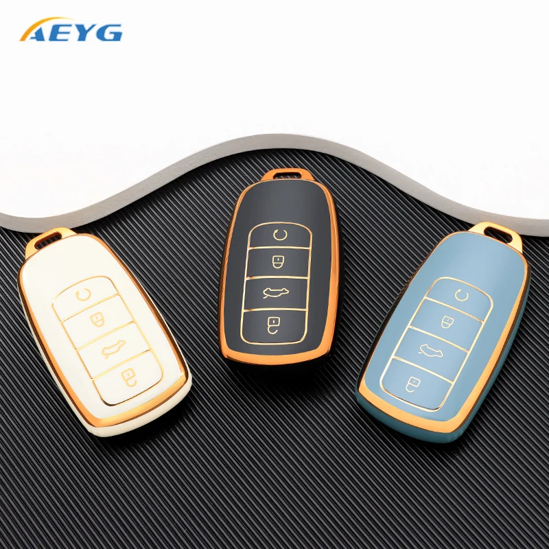 New TPU Car Remote Key Case Cover For Chery Tiggo 8 Pro Tiggo 8plus New 5 Plus 7pro Max Omoda 5 C5 Modod Protector Accessories