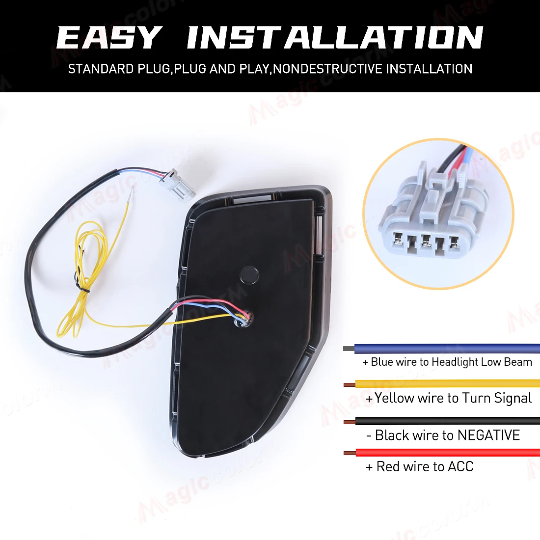 For Toyota Corolla Cross 2024 2025 Daytime Running Lights LED DRL Turn Signal Fog Lamps Front Bumper Daylights White Yellow Blue - Image 5