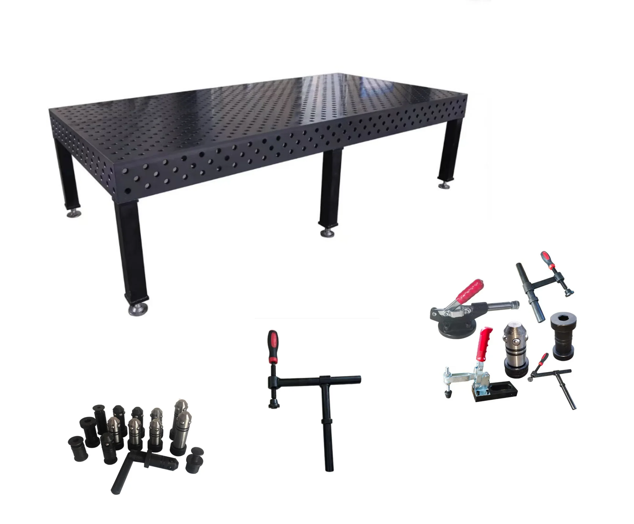 3D Flexible Cast Iron Measuring Tool With Quick-Release Clamping Mechanism Stainless Steel Welding Table For Industrial Machines