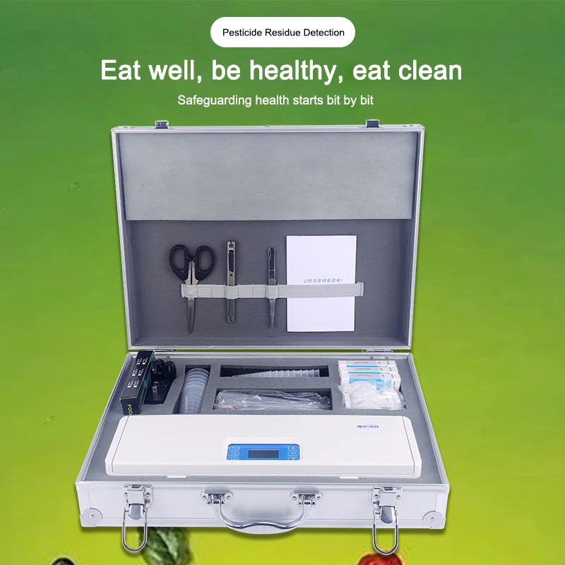 Strumento per test di sicurezza alimentare residuo di pesticidi vegetali rilevamento rapido tester di velocità portatile per residui di pesticidi alla frutta