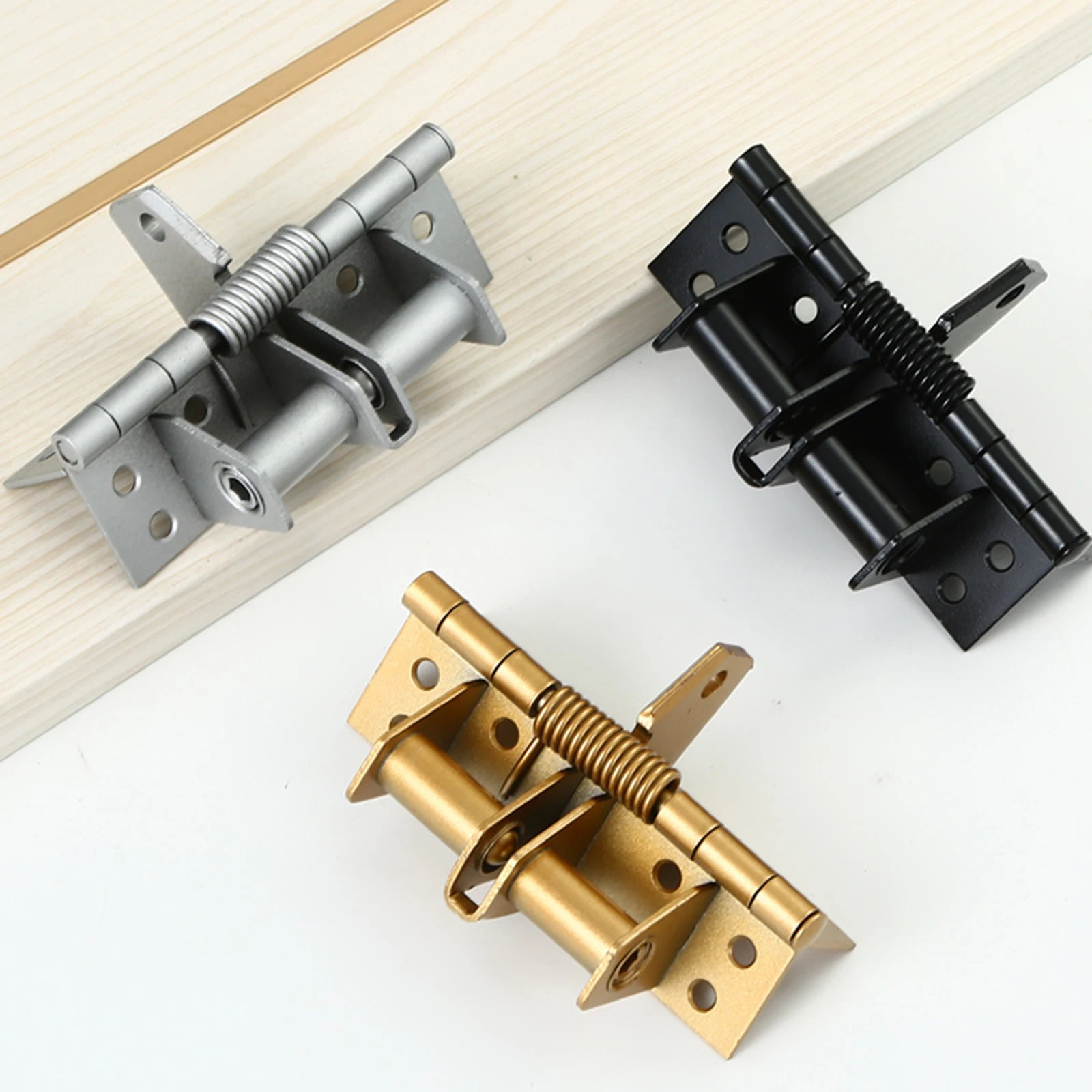 مفصل باب أوتوماتيكي أقرب مع باب تخزين مؤقت ناعم زنبرك هيدروليكي لخزائن الملابس 90-180 °