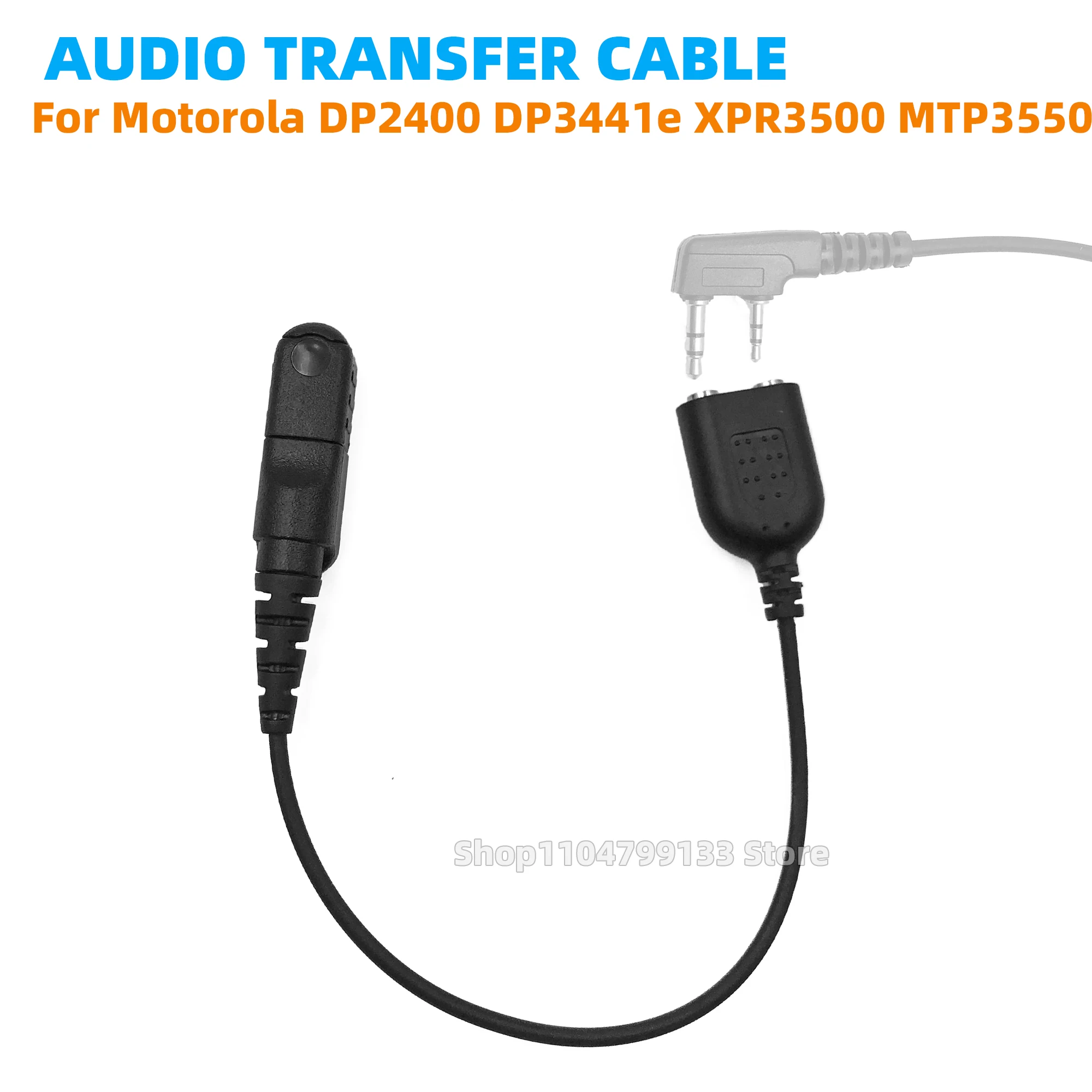 

Кабель-адаптер рации для Motorola DP2400 DP2600 DEP550 DEP570 DP3661e DP3441e MTP3550 MTP3150 MTP3100 Радио до 2-контактного K