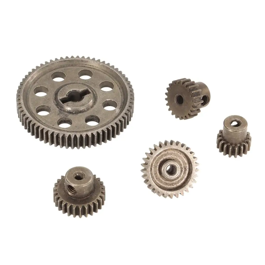 

Steel Spur Diff Differential Main Gear Set Gears for HSP RC Buggy Car Parts