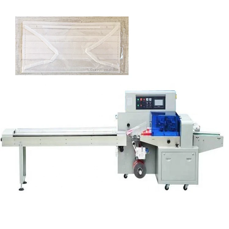 High Speed Fully Automatic 3 Plys Disposable Face Mask Packaging Machine