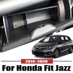 For Honda Fit Jazz 2014~2020 GK3 GK4 GK5 GK6 Car Central Armrest Storage Box Holder Console Organizer Auto interior Accessories