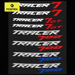 POSFIRA 오토바이 스티커 방수 데칼 for Yamaha Tracer 7 GT 700 액세서리 Tracer7 2018-2024 2023 오토바이 스티커
