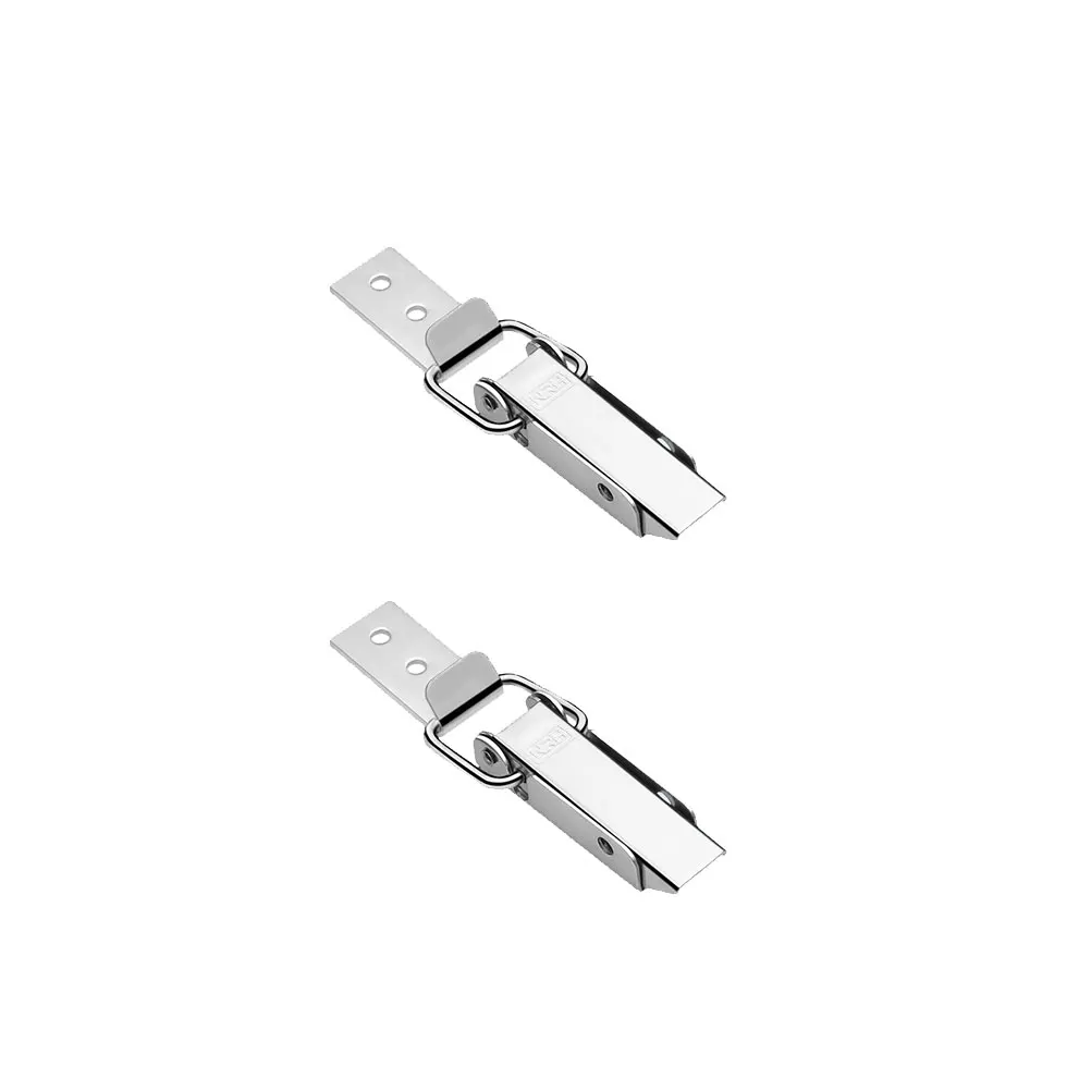 

2Pcs Heavy Duty Stainless Steel Box Latches Exquisite Pattern Antique Lock for Wooden Furniture Boxes
