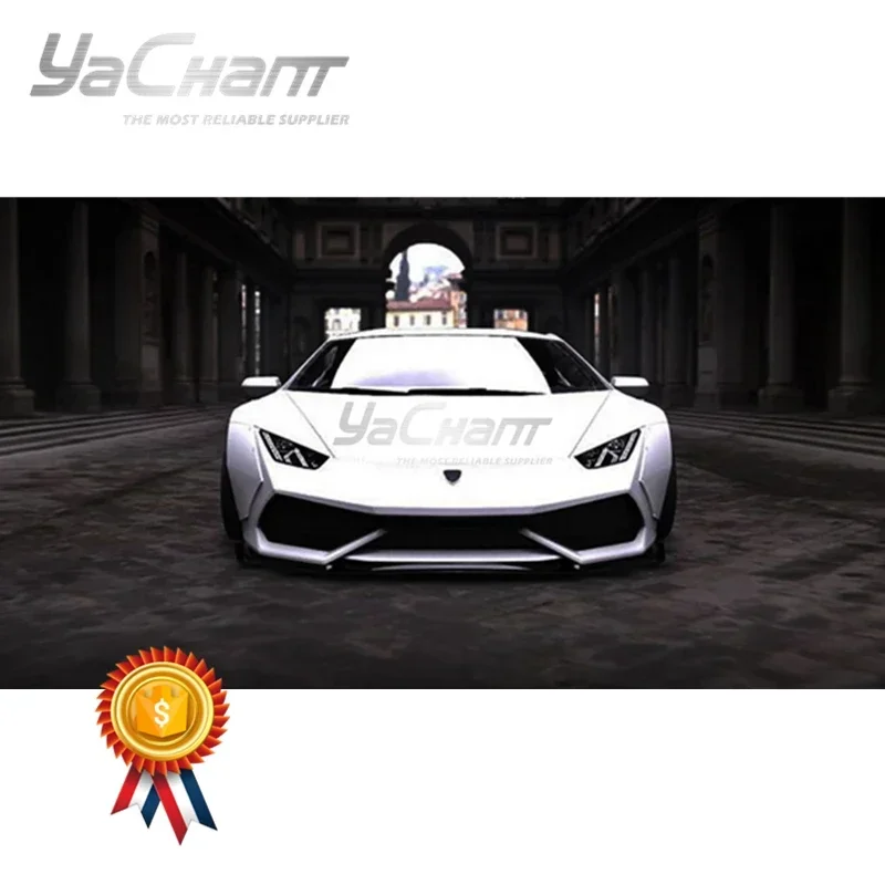 

FRP Fiber Glass Front Bumper Underboard Fit For 2014-2016 Huracan LP610-4 Coupe Spyder LB LP Style Front Lip