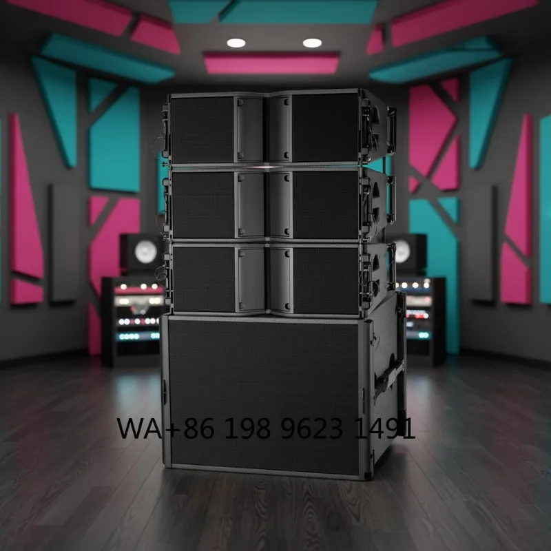 Dual 8 Inch Passive Line Array Speaker Birch Shell 50Hz-20KHz 600W 1000W 8Ohm Stage Live Audio Equipment