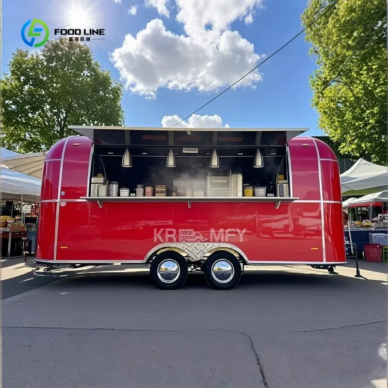 Cina Fabbrica produceFood Hamburger Patatine fritte Crepe Bubble Tea Gelato Caffè Food Truck