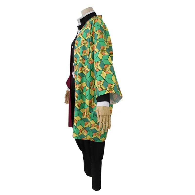 Bilibili Anime Dämon Slayer Kimetsu Keine Yaiba Tomioka Giyuu Cosplay Kostüm Männer Kimono Uniform Halloween Karneval Party Kostüme