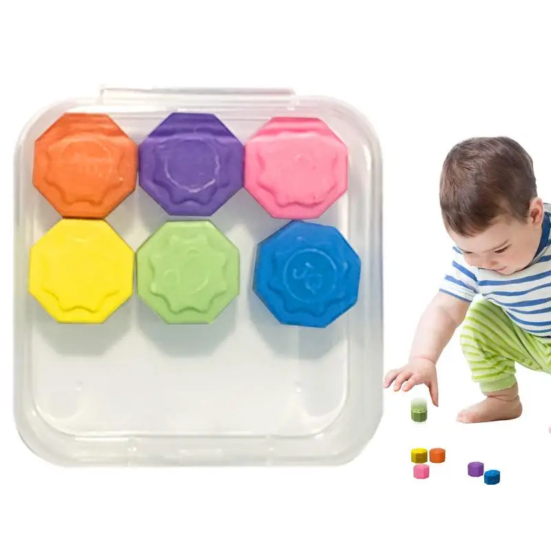 

6pcs Stone Catching Game Stone Throwing Game Folk Stone Gonggi Jack Stone Colorful Fun Stone Hand Eye Coordination Training Toys