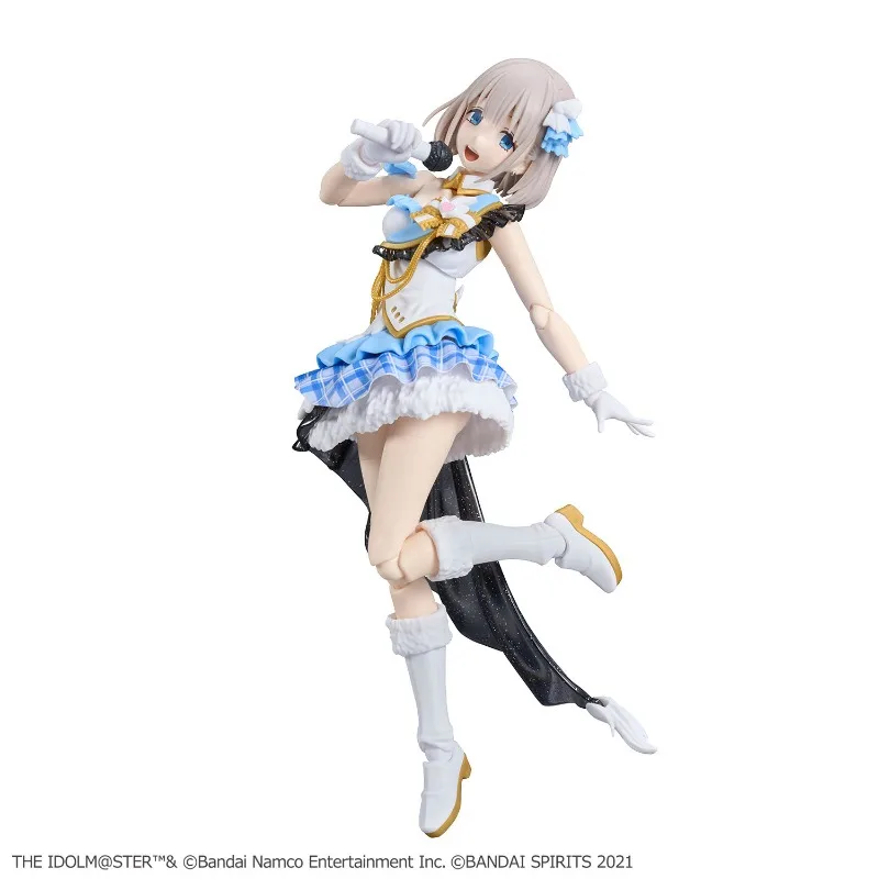 Bandai genuino 30MS EL IDOLM STER ASAHI SERIZAWA figura de acción de Anime juguetes de modelos de ensamblaje coleccionables ornamento regalo niños chico