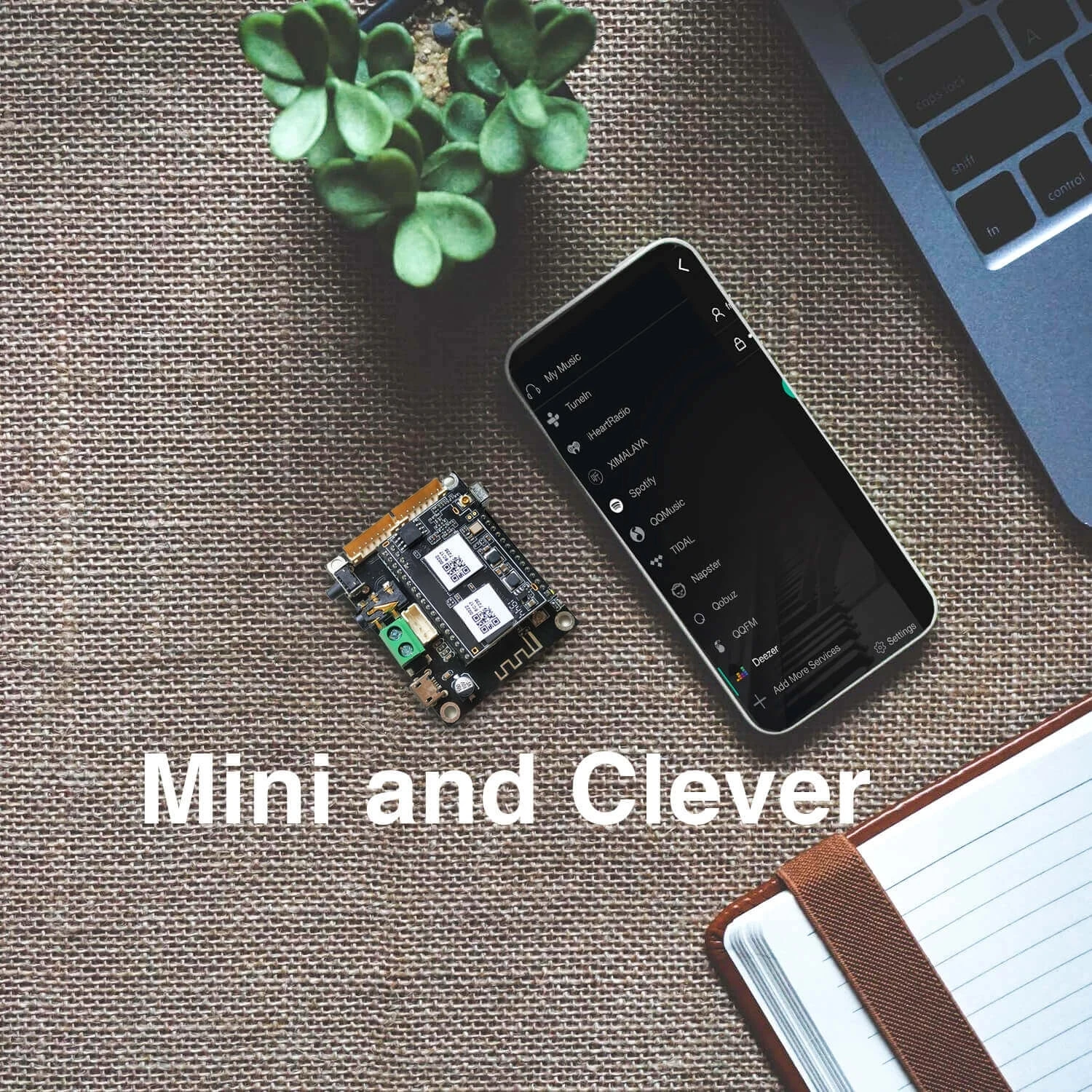 WiFi Audio Receiver Module DLNA AIRPLAY Analog Output With I2S Up2Stream Mini V3 - Image 5