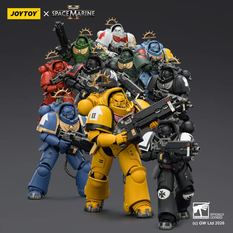 

JOYTOY Warhammer 40K Space Marine Heavy Intercessor Articulated Action Figure Collectible Model For Adult Hobby Collectors