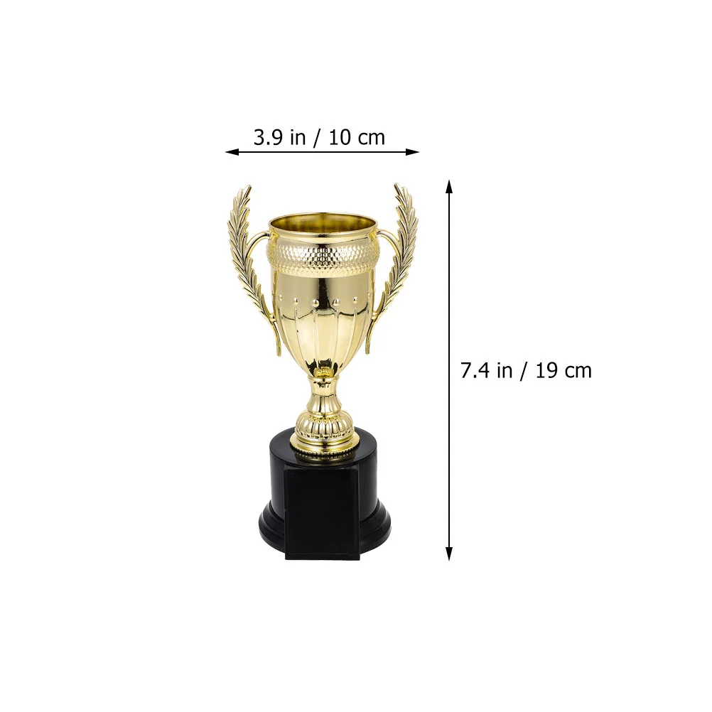 Prize Small Trophy Children\'s Childrens Toys Children’s Reward Cup 19X10X7CM Pvc Trophies for Kids Tournaments Games