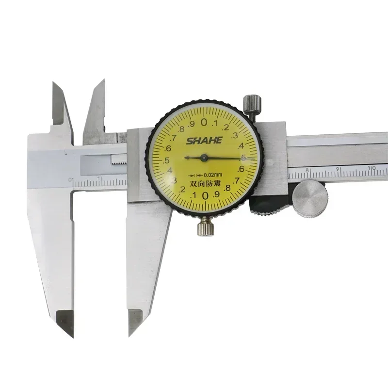 Shahe Dial Vernier Caliper 0.02mm Measurement Tool Vernier Dial Caliper 0-150 mm