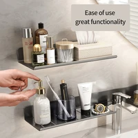Faucet storage tray, bathroom storage rack, mirror front toilet, washbasin, washbasin, bathroom rack - Image 3