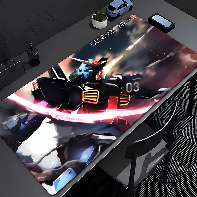 

Large Mouse pad Mechanical Warrior Gundam Mk II game player pad non-slip office study desk mat floor mat coaster PC big Mousepad