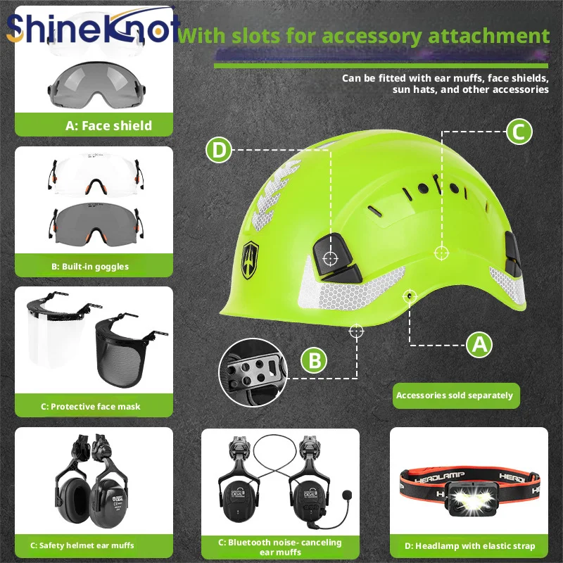 shineknot-casco-di-sicurezza-per-cantieri-edili-con-striscia-riflettente-casco-in-abs-traspirante-certificato-ansi