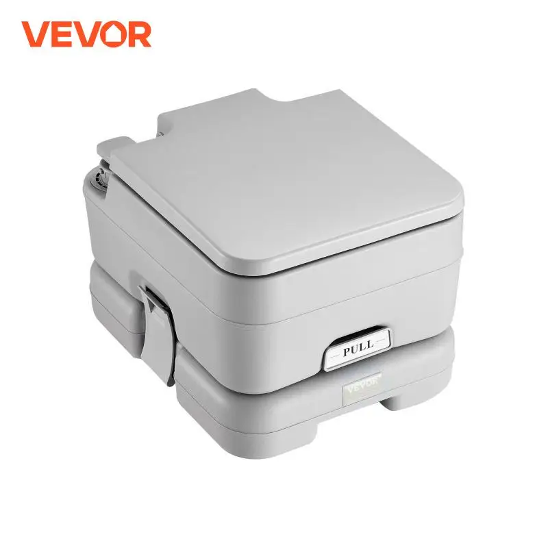 VEVOR Portable Toilet for Camping Porta Potty Push-Button Pressurized Flush Commode Leak-proof and Odourless Portable Toilet