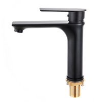 Bathroom Gold Hand Wash Basin Faucet All Copper Bathroom Cabinet Washbasin Basin Hot and Cold Faucet