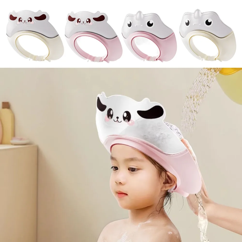 

New Shampoo Artifact Baby Shower Cap Hair Shield Bathing Hair Wash Hat Adjustable Safe Bath Head Cover Kids
