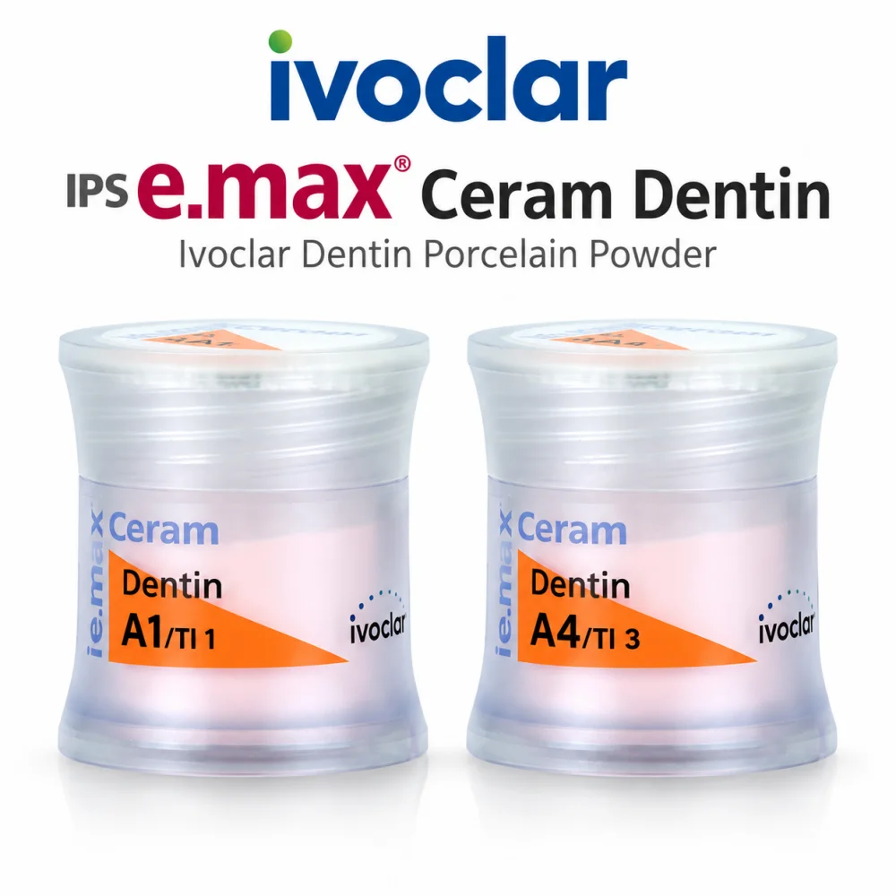 20g Dental Emax Ceramic Porcelain Powder Ivoclar Vivadent IPS e.max Ceram Dentin Transparent Incisal Dental Lab Materials