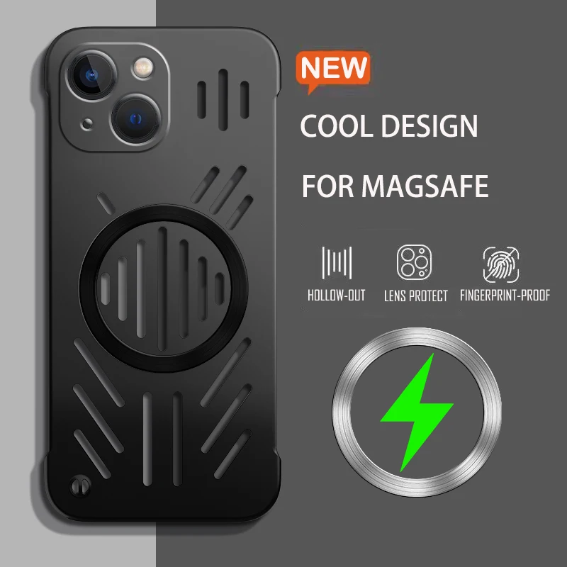 Wärmeableitung Magnetische Handyhülle für Huawei Pura 70 80 Ultra P60 Mate 40 50 60 70 80 Pro Max Wireless Charging PC Hard Cover