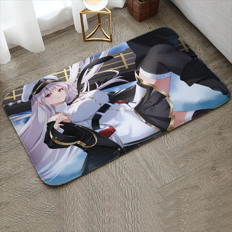 Children Room Mat Azur Lane Entrance Carpet for Kitchen Home Floor Mat Bathroom Mats Doormat Entrance Door Carpets Rugs Custom