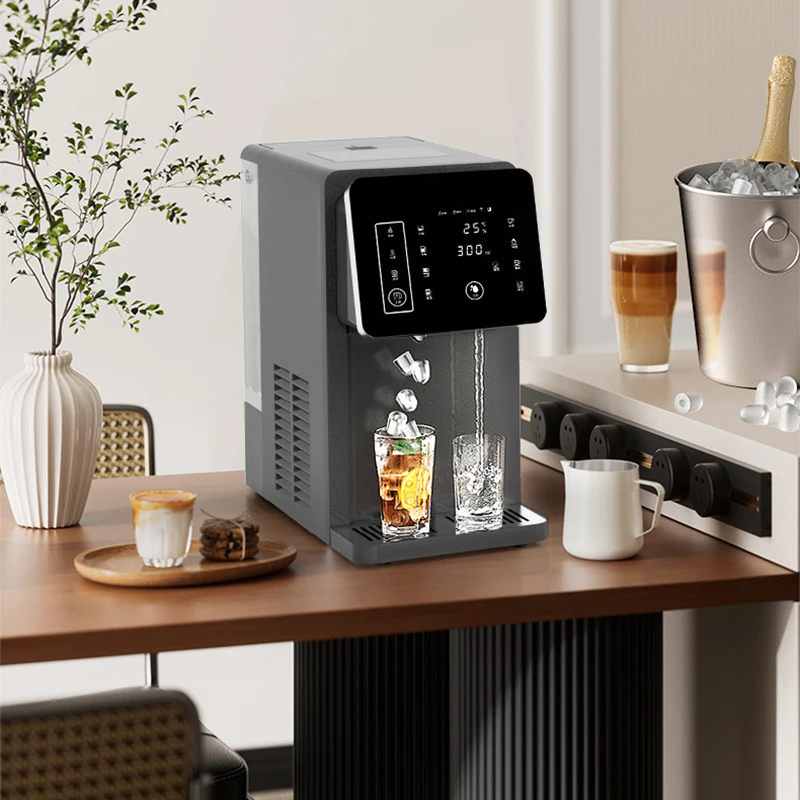 220V Ice Maker and Water Dispenser | Multi-Function 3-in-1 Hot and Cold Water Dispenser | 15KG/DAY Ice Capacity | Fixed-Volume W