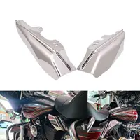 Deflector de aire cromado de marco medio para Harley Touring Road King Electra Glide FLHR FLHX FLTR 2001-2008