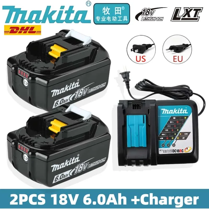 

new original Makita battery 18V 6.0Ah rechargeable batteryreplacing Makita BL1830BL1840BL1850BL1860B, power tools battery