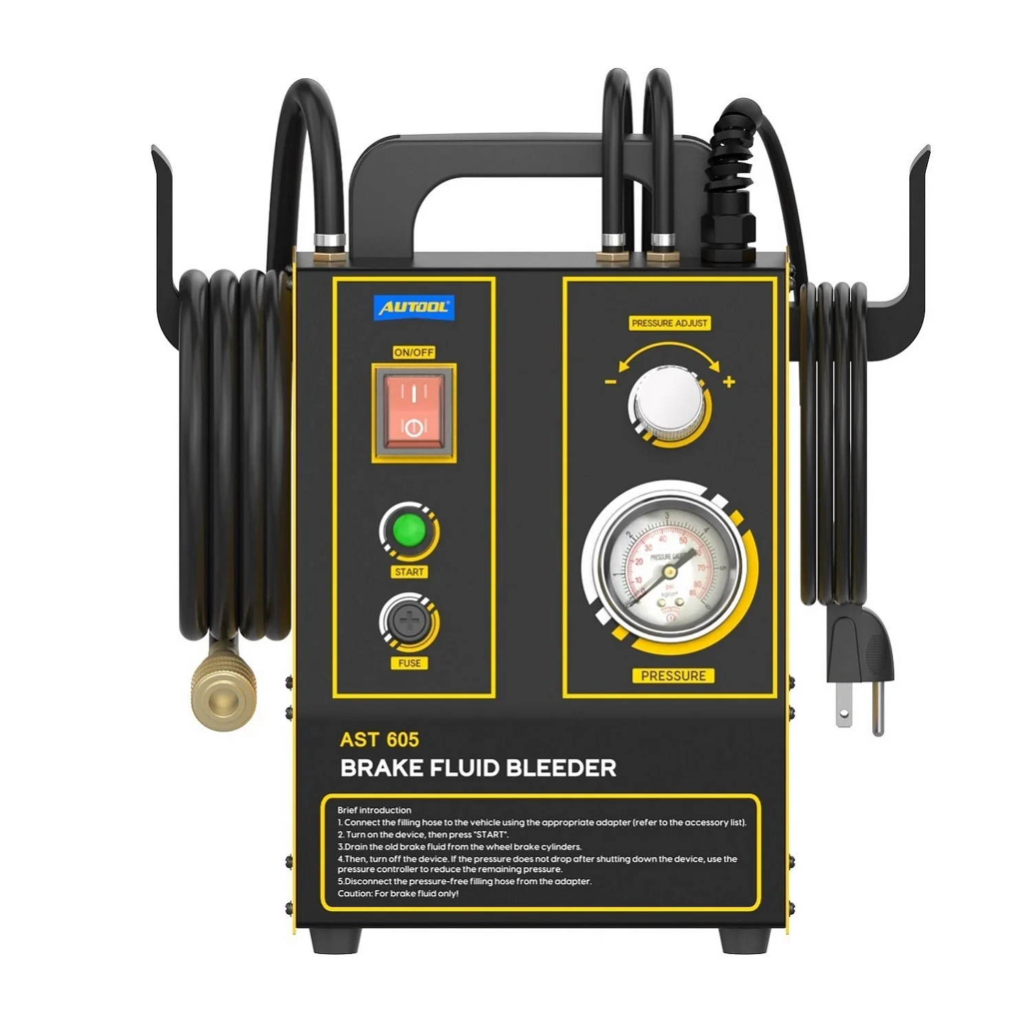 AST605 Pulse Car Four Pumps for All Vehicles Oil Pump Master Cylinder Brake Oil Exchanger Machine