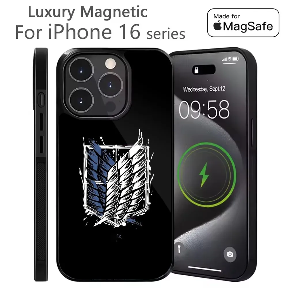

Attack on T-Titan Mikasa Phone Case For iPhone 16,15,14,13,12,11,Plus,Pro,Max Mini Magsafe Magnetic Wireless Charging